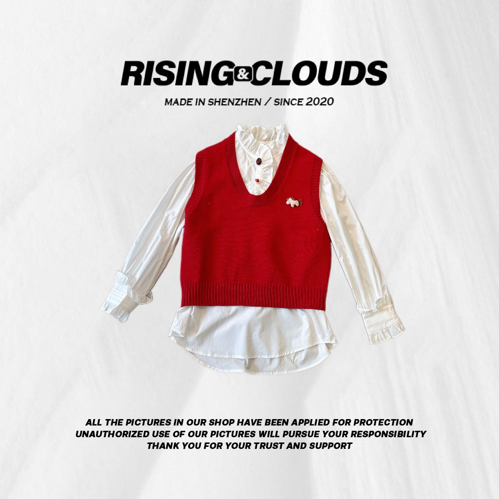 【莎莎】深圳南油新款时尚舒适两件套衬衫马甲120478