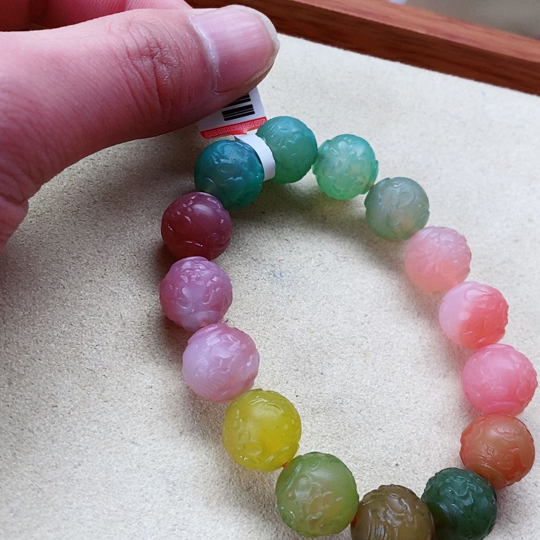 玛瑙手饰未镶嵌盐源09