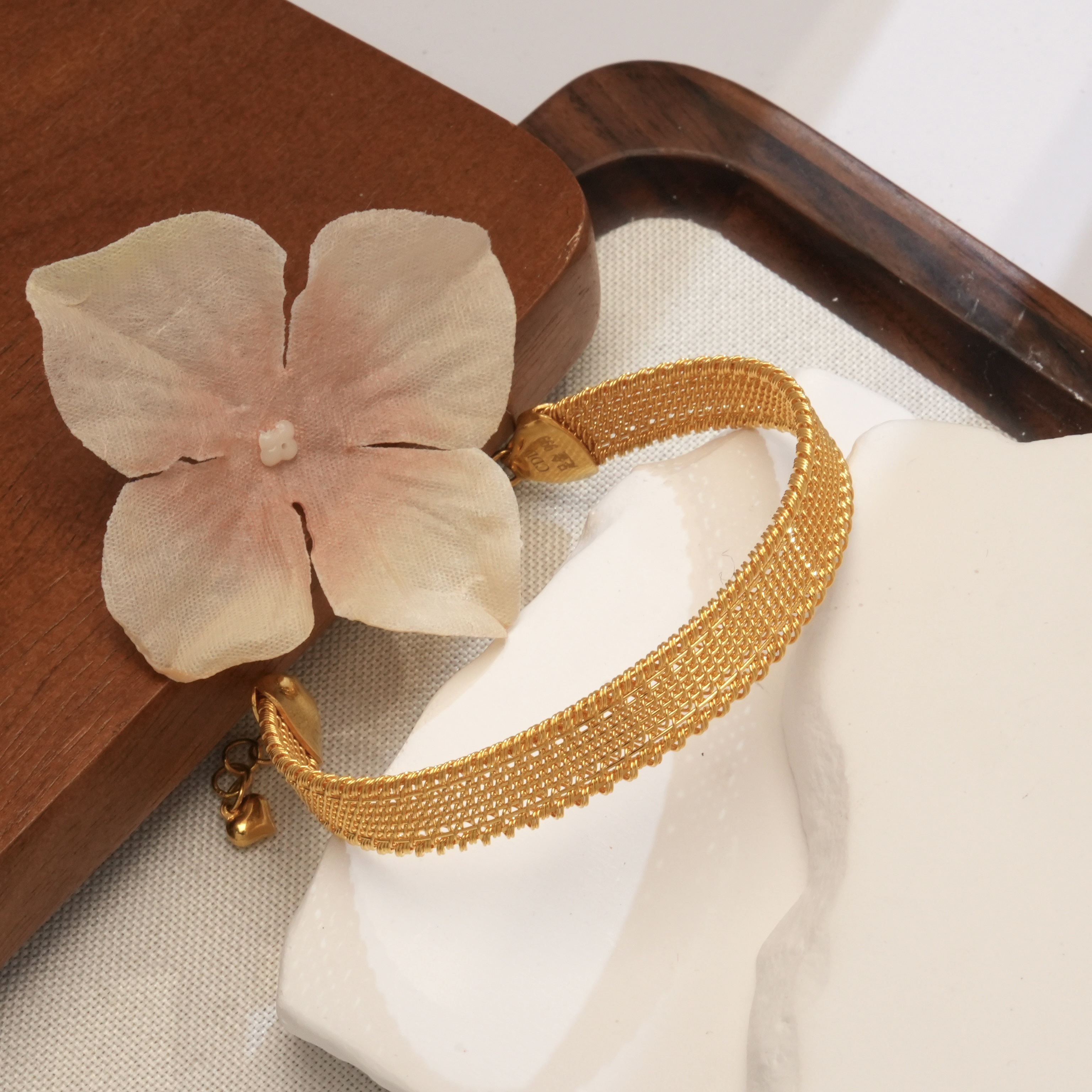 新年上新-X/Q【编织C镯】足金999精工5G