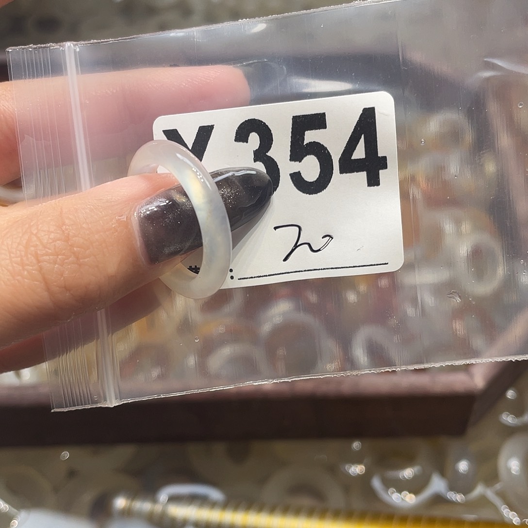 玛瑙/玉髓未镶嵌戒指354