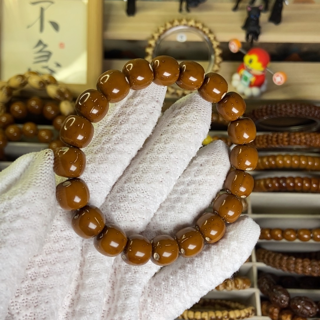 手串紫金鼠A➕半实心老型