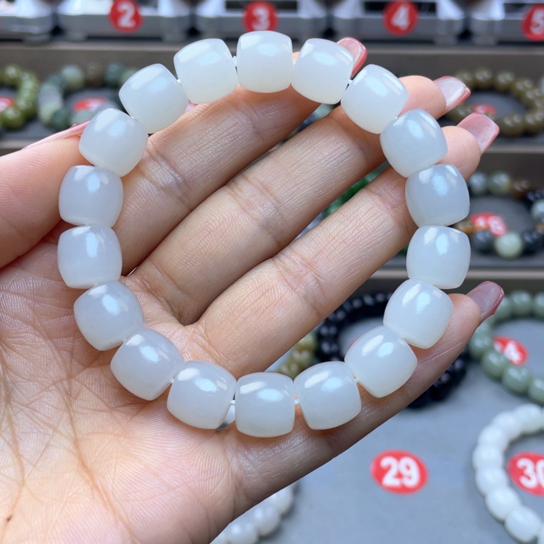 和田玉手链未镶嵌