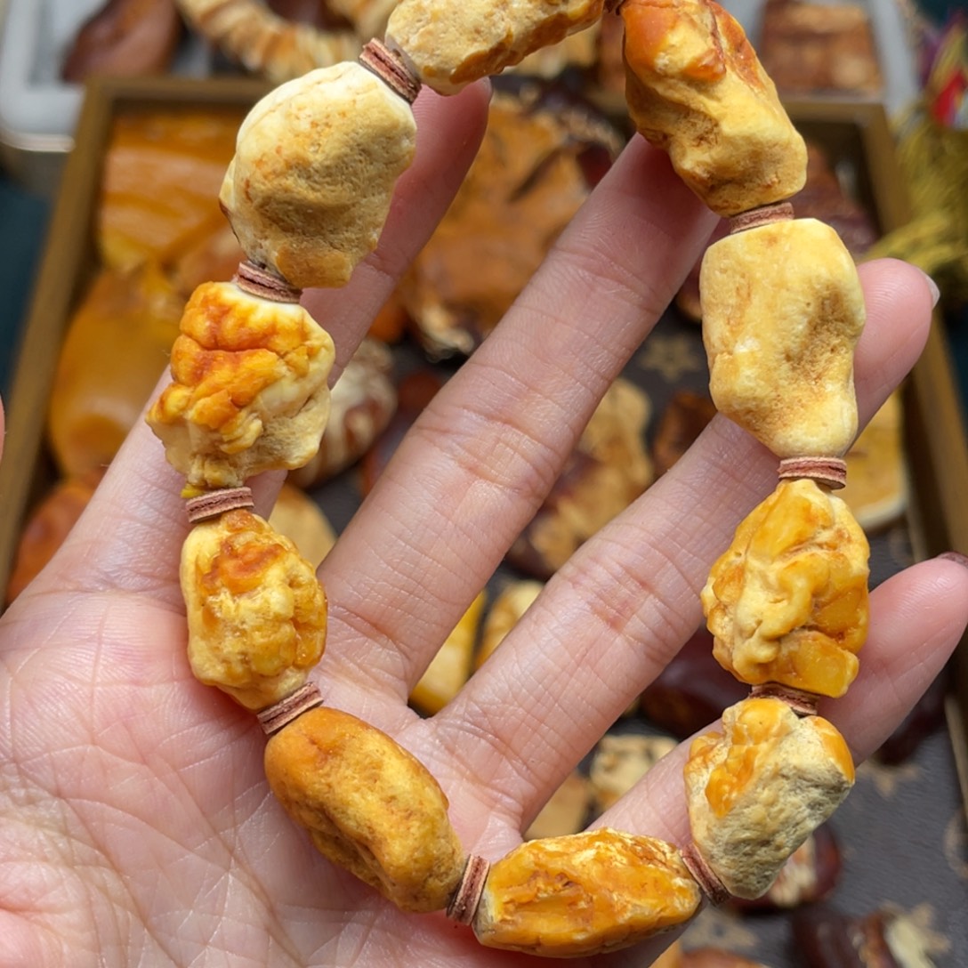 琥珀未镶嵌珠宝奇石