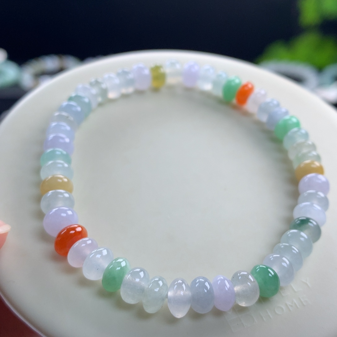 翡翠未镶嵌手链卡6