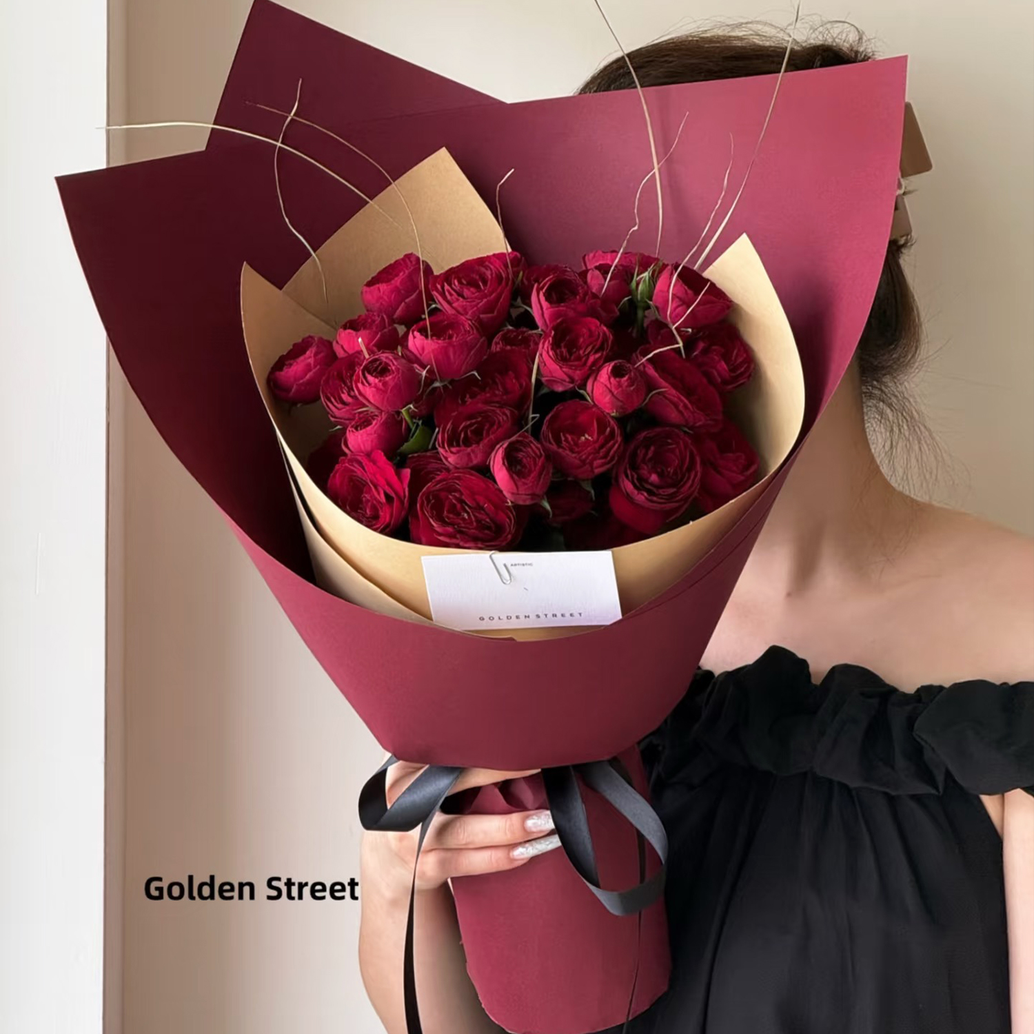 【星语】新款加厚造型纸鲜花包装纸牛皮纸花艺花束包花材料花店资材