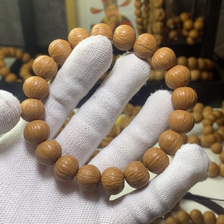 @***梦猴头核桃吊坠13聚宝盆