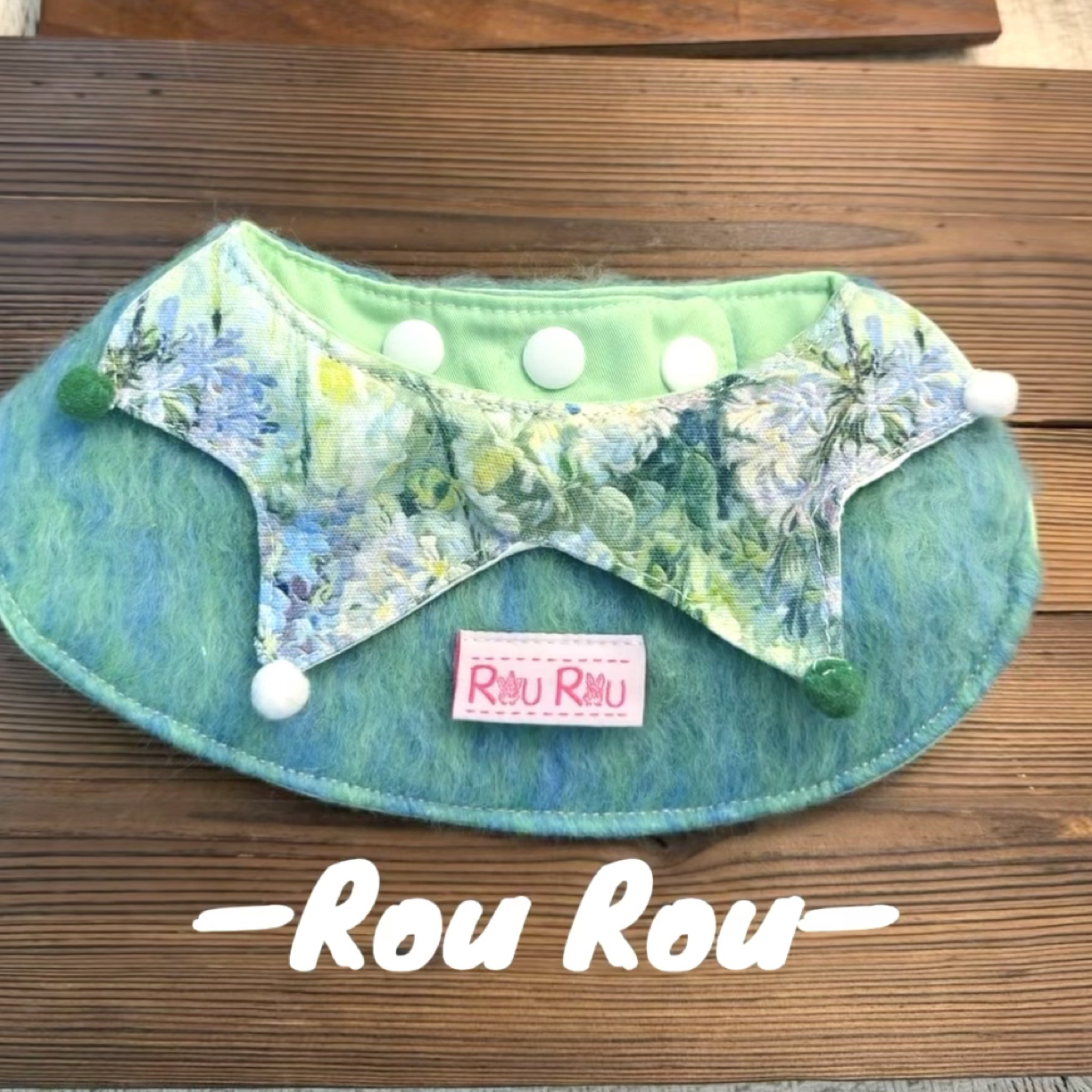 【RouRou-原创·版型】定做宠物口水巾-《企鹅甜趣》