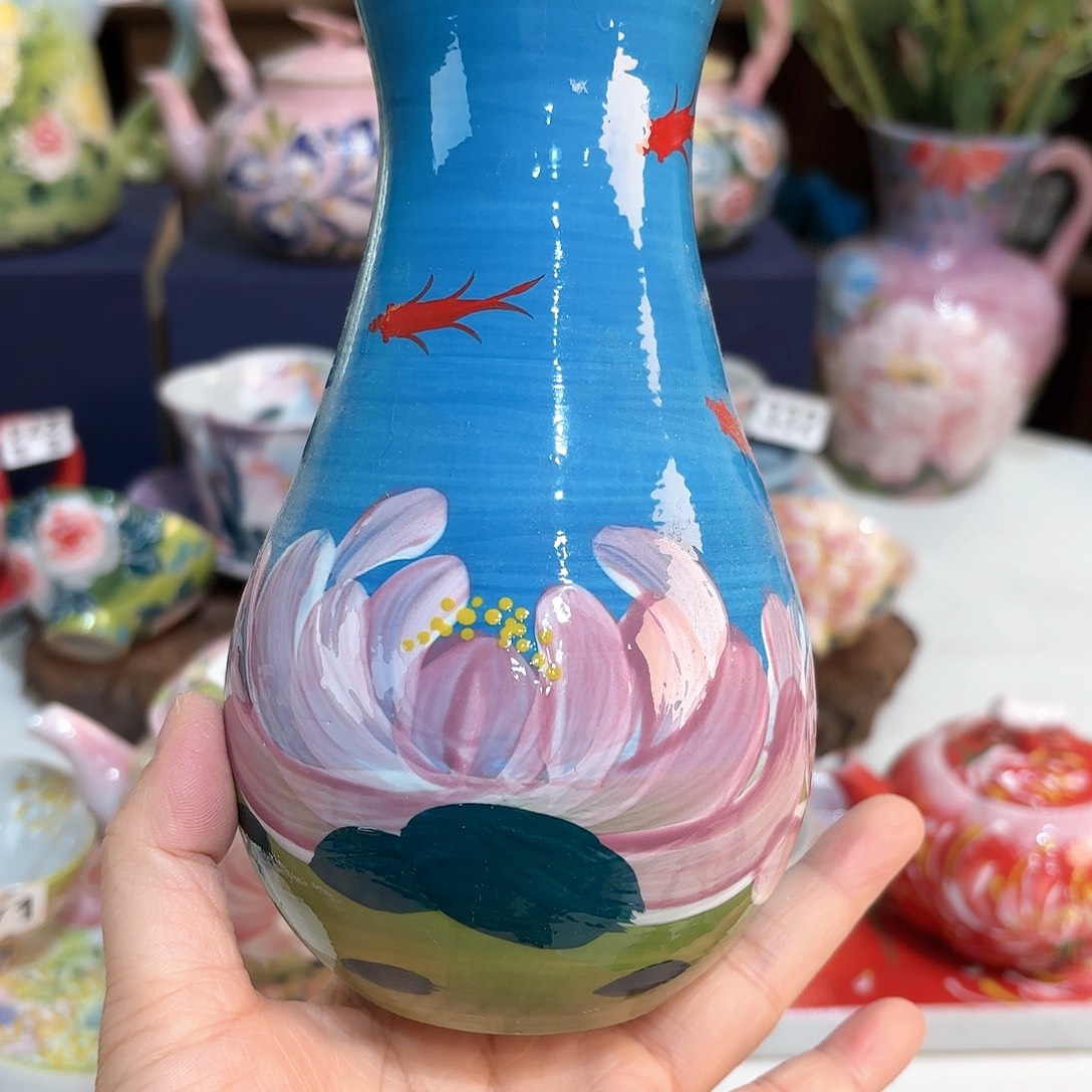 贰***柒景德镇手绘高温釉下彩陶瓷茶具