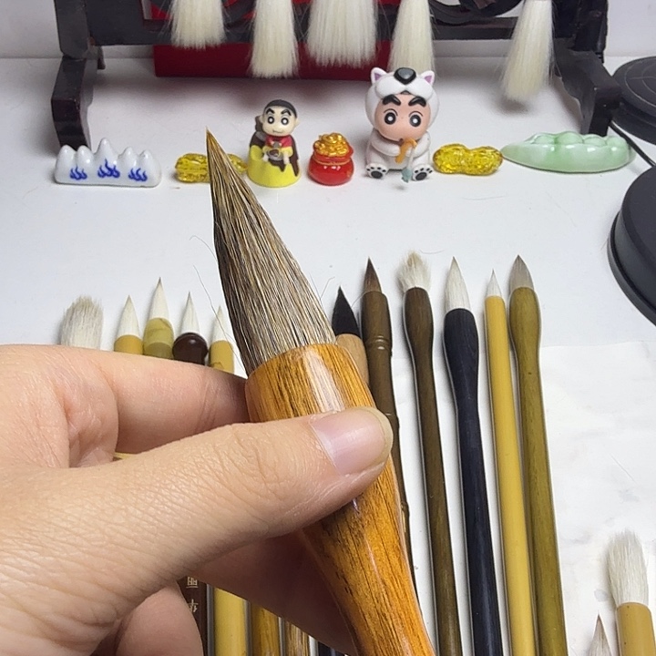 毛笔书法作品斗笔