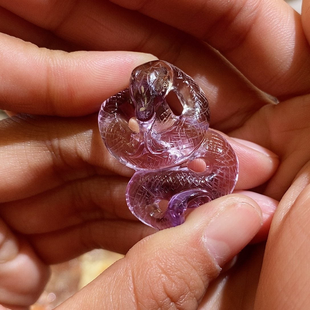 水晶颈饰未镶嵌水**明水晶