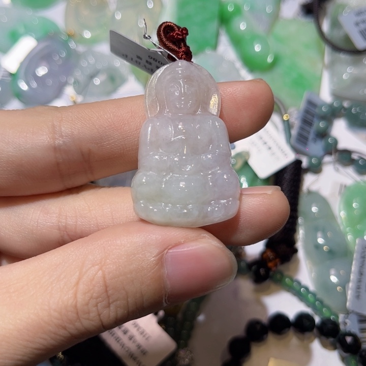 翡翠颈饰未镶嵌天然翡翠A货