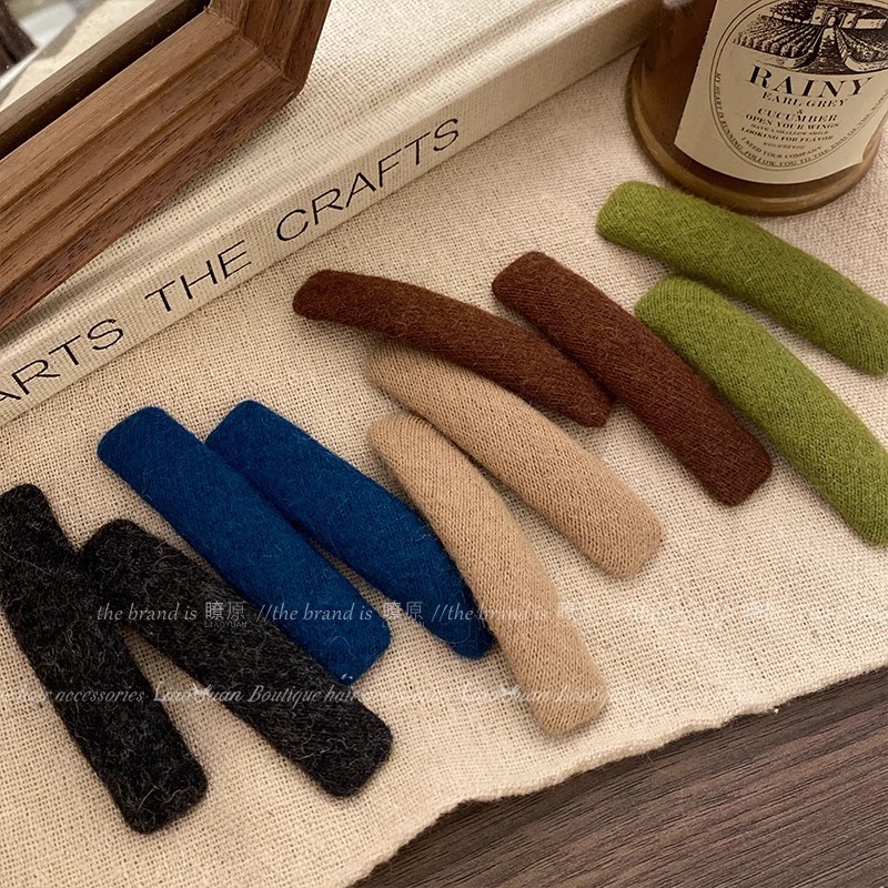 复古一对夹子头饰发夹女新款高端秋冬侧边刘海夹新年简约bb夹