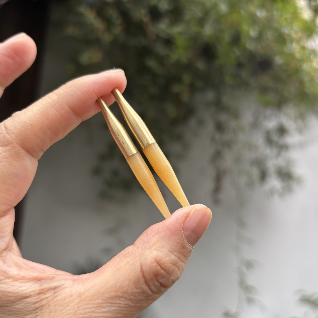 5+5 厘米 骨针  （短针头 ）