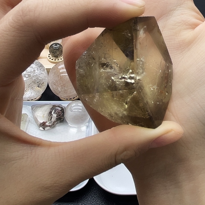 未镶嵌水晶珠宝半成品198水晶