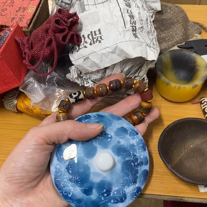 摆件中古工艺品一件