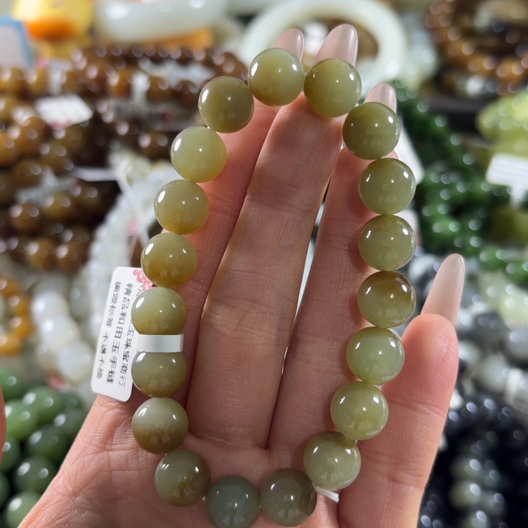 和田玉未镶嵌手串299