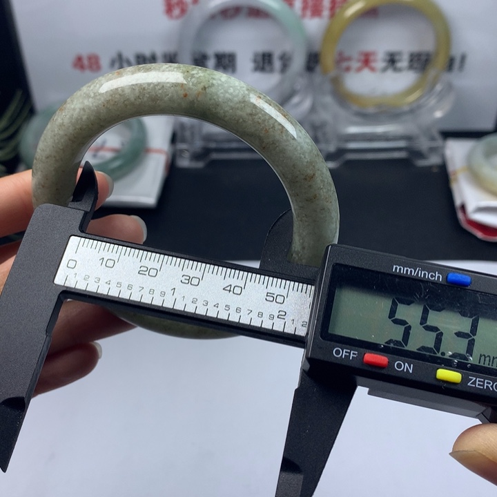 未镶嵌手镯翡翠88水沫共生