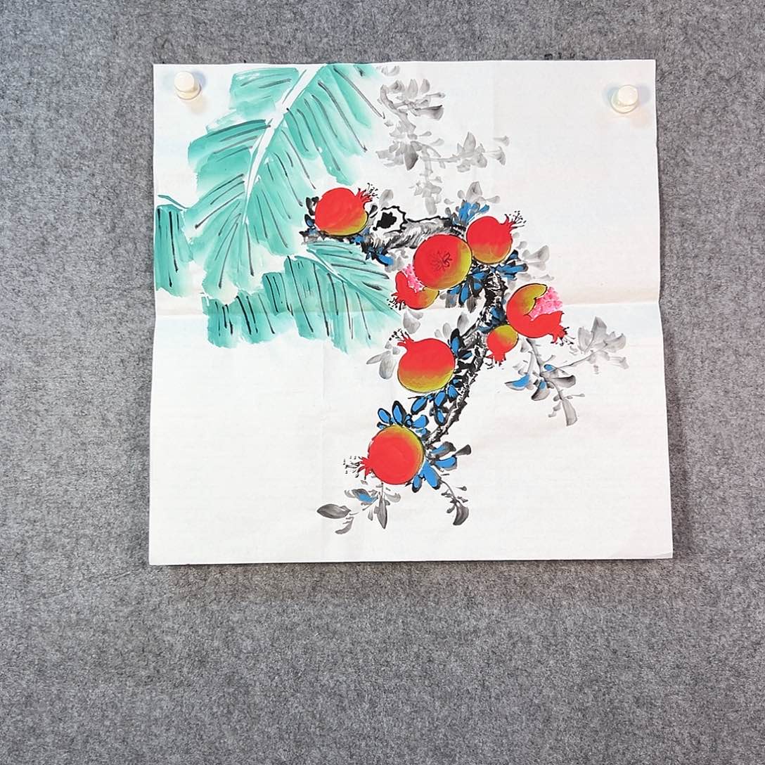 国画175 牡丹花盛开时就像花儿