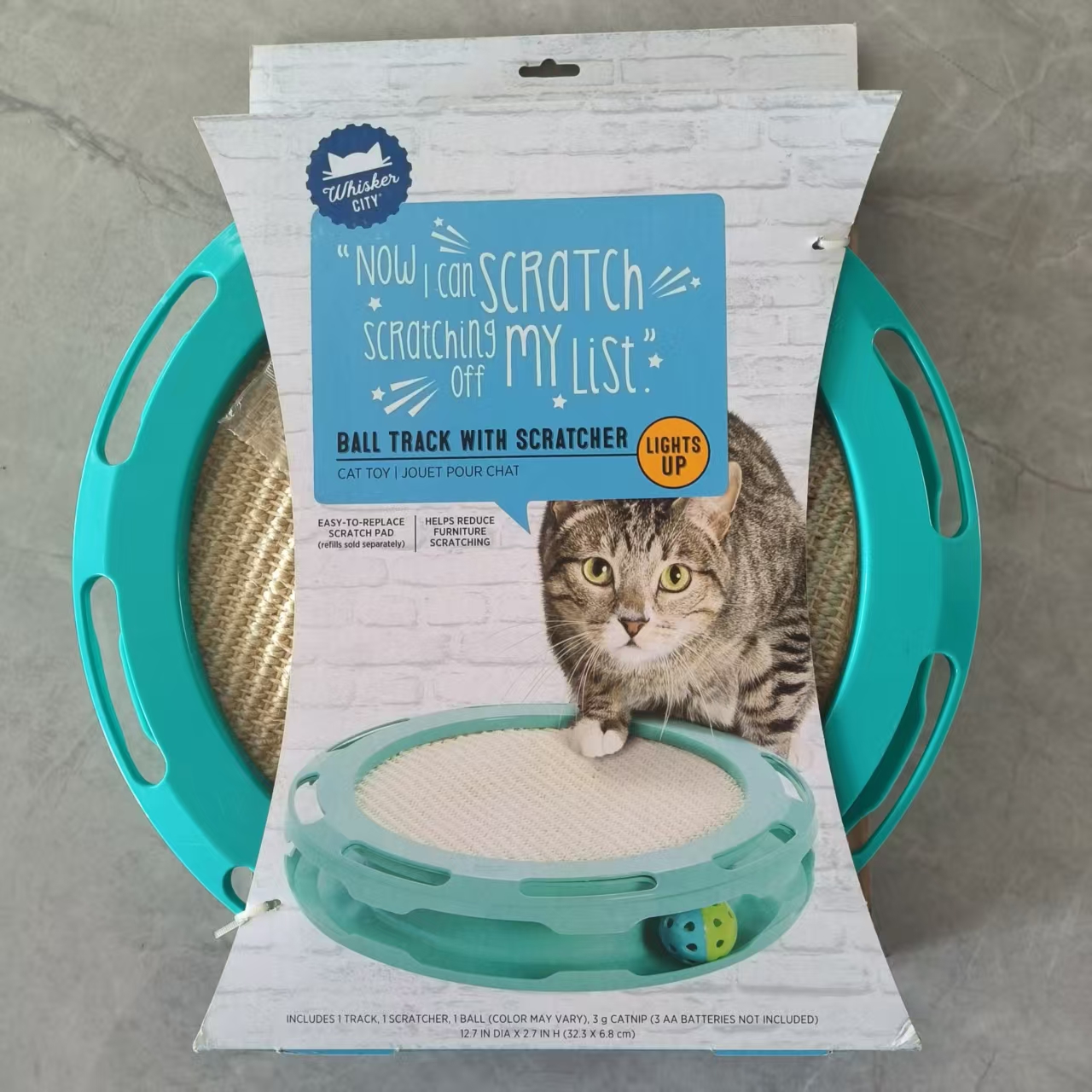 【掏掏乐猫抓板】铃铛球逗猫磨爪猫薄荷自娱自乐大号