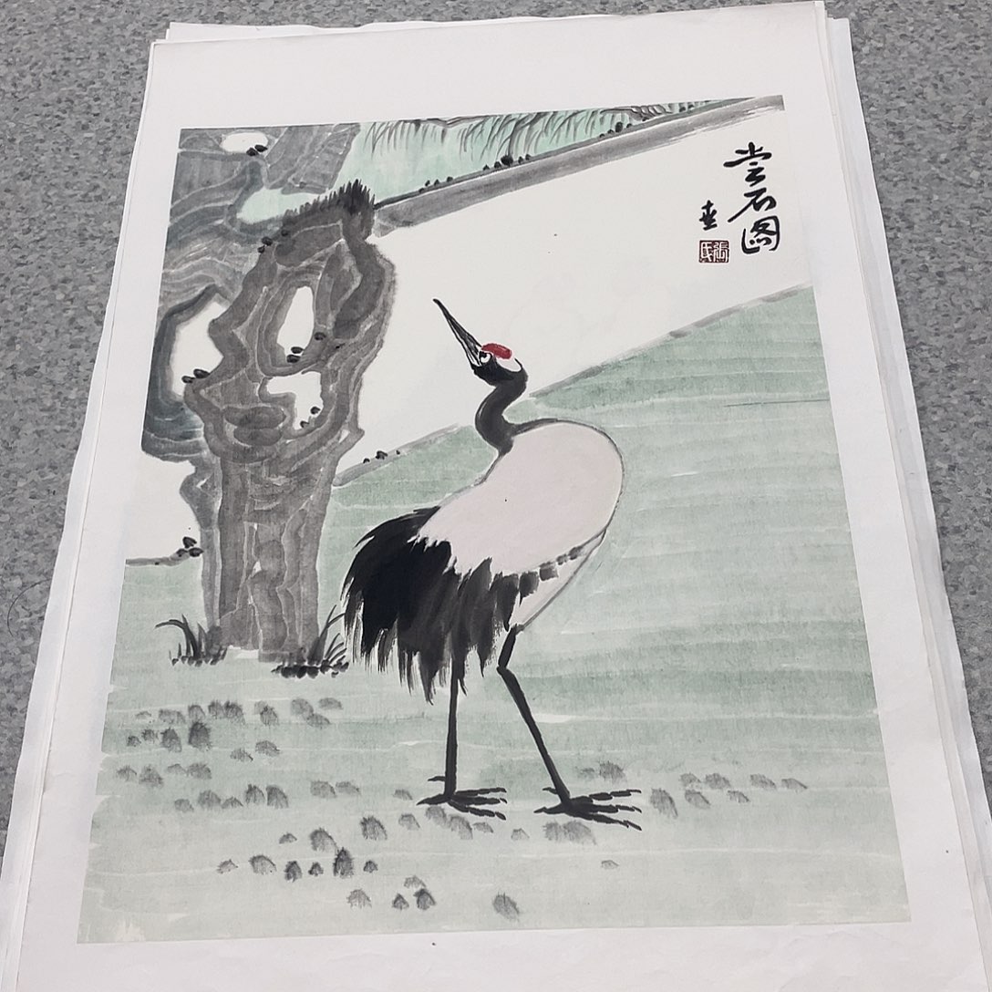 国画1.4平尺国画作品