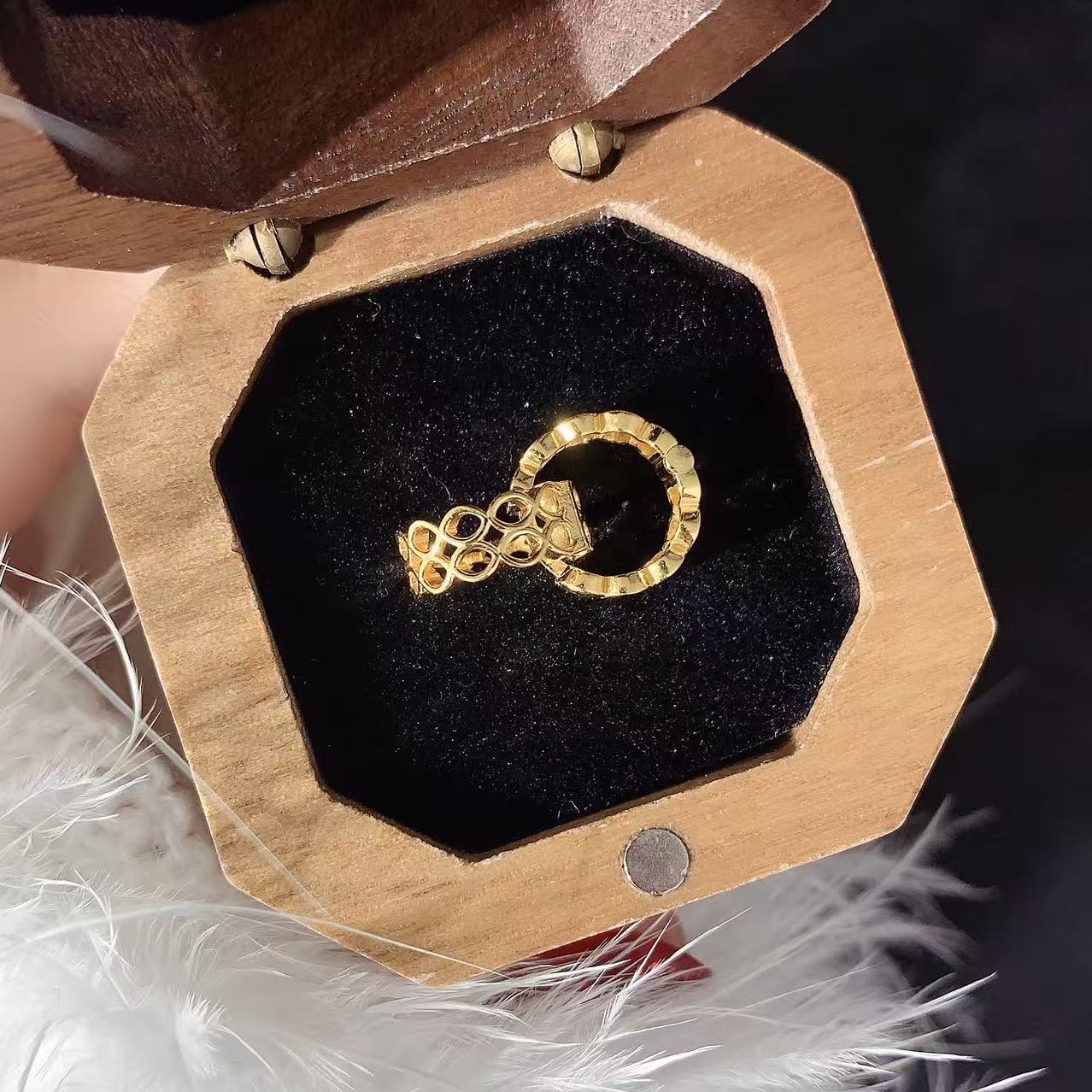 【伟新源】足金999 5G工艺 花丝耳扣3.02克