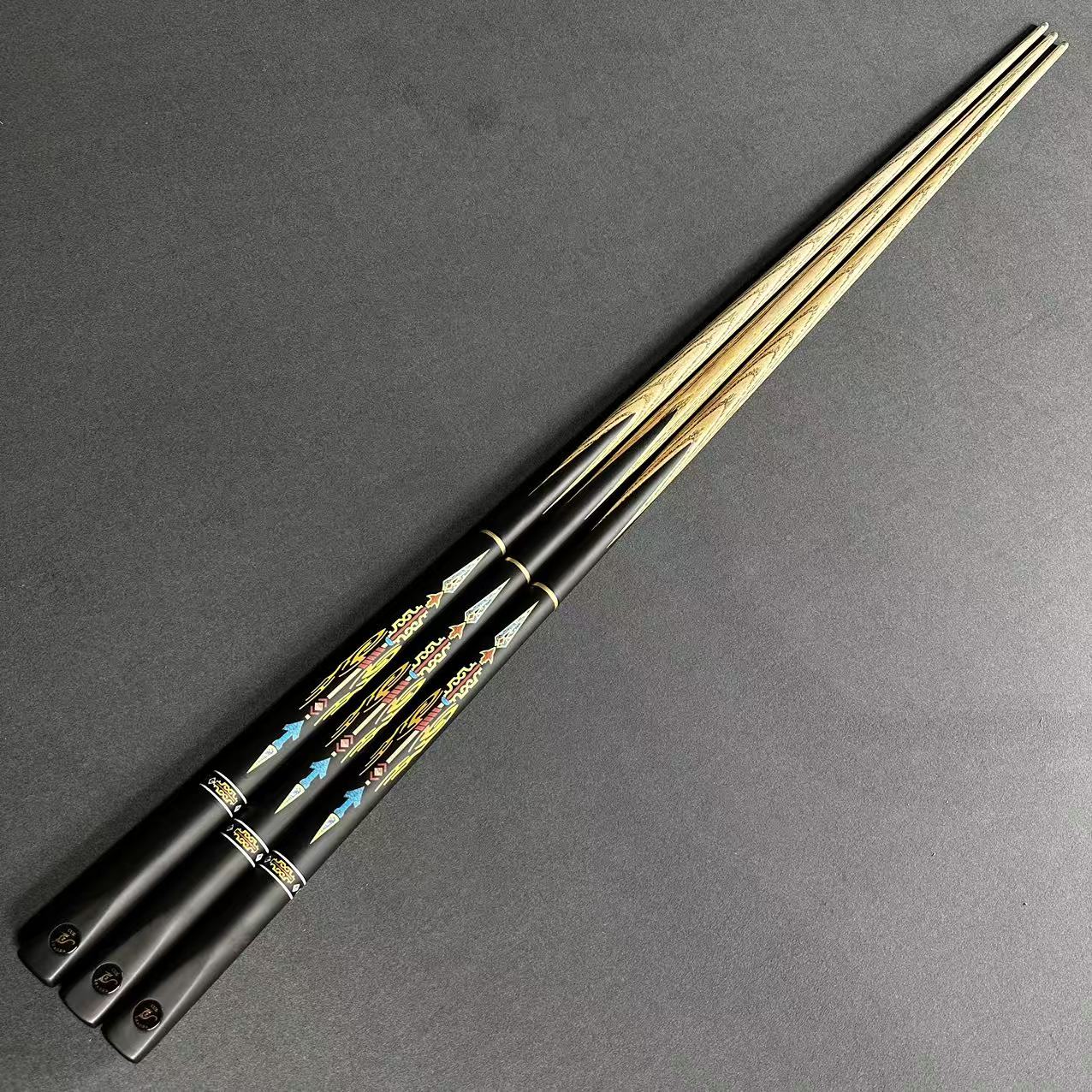 【ZHAODA战神1】（白蜡木）锦匠分体台球杆小头杆中式全新随机剑纹