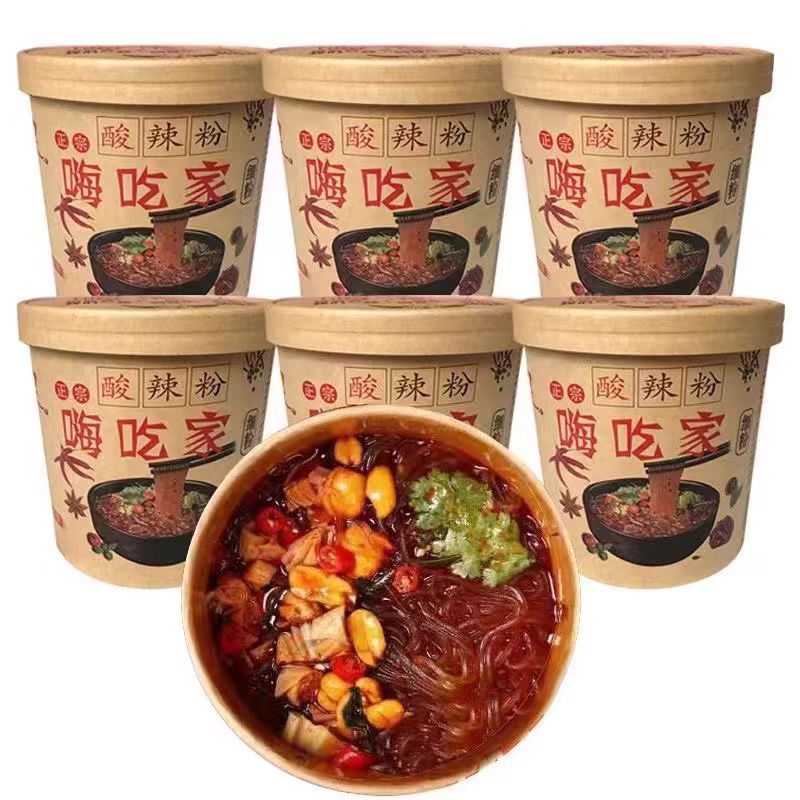 福利品正宗嗨吃家酸辣粉方便速食非油炸面宿舍免煮速食米线整箱