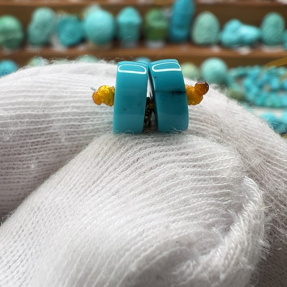 绿松石隔片未镶嵌