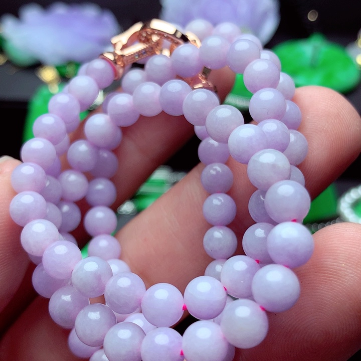 翡翠未镶嵌毛衣链