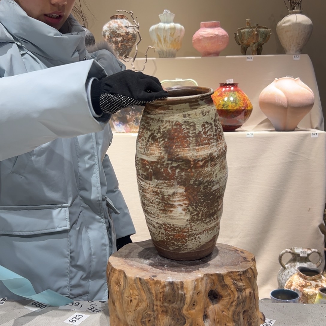 景德镇高温陶瓷花瓶摆件802花瓶摆件