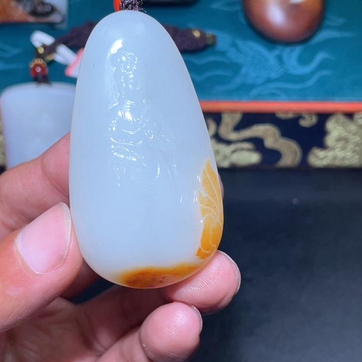 和田玉未镶嵌颈饰J