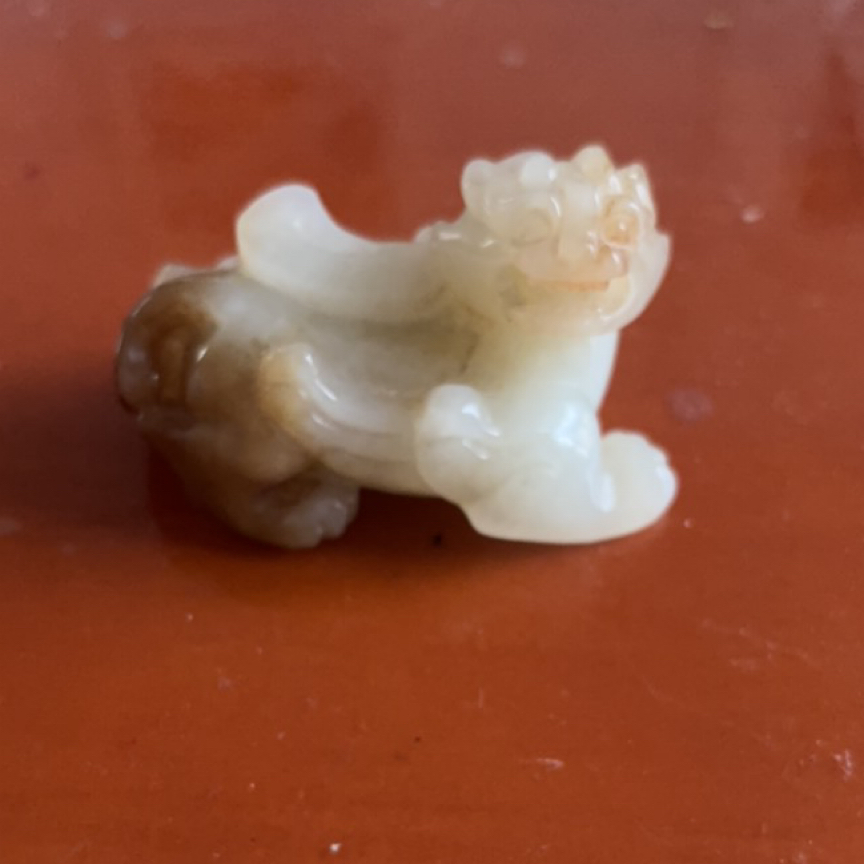 汉貔貅招财手把件