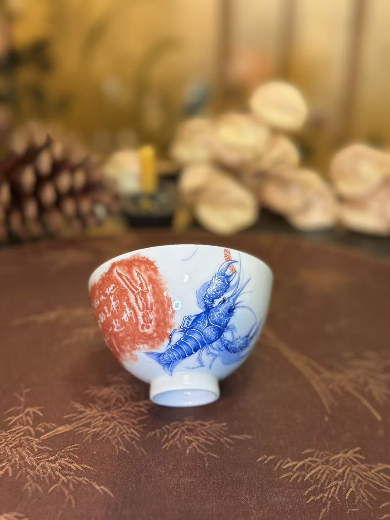 一儒堂 龙虾鸡心杯
