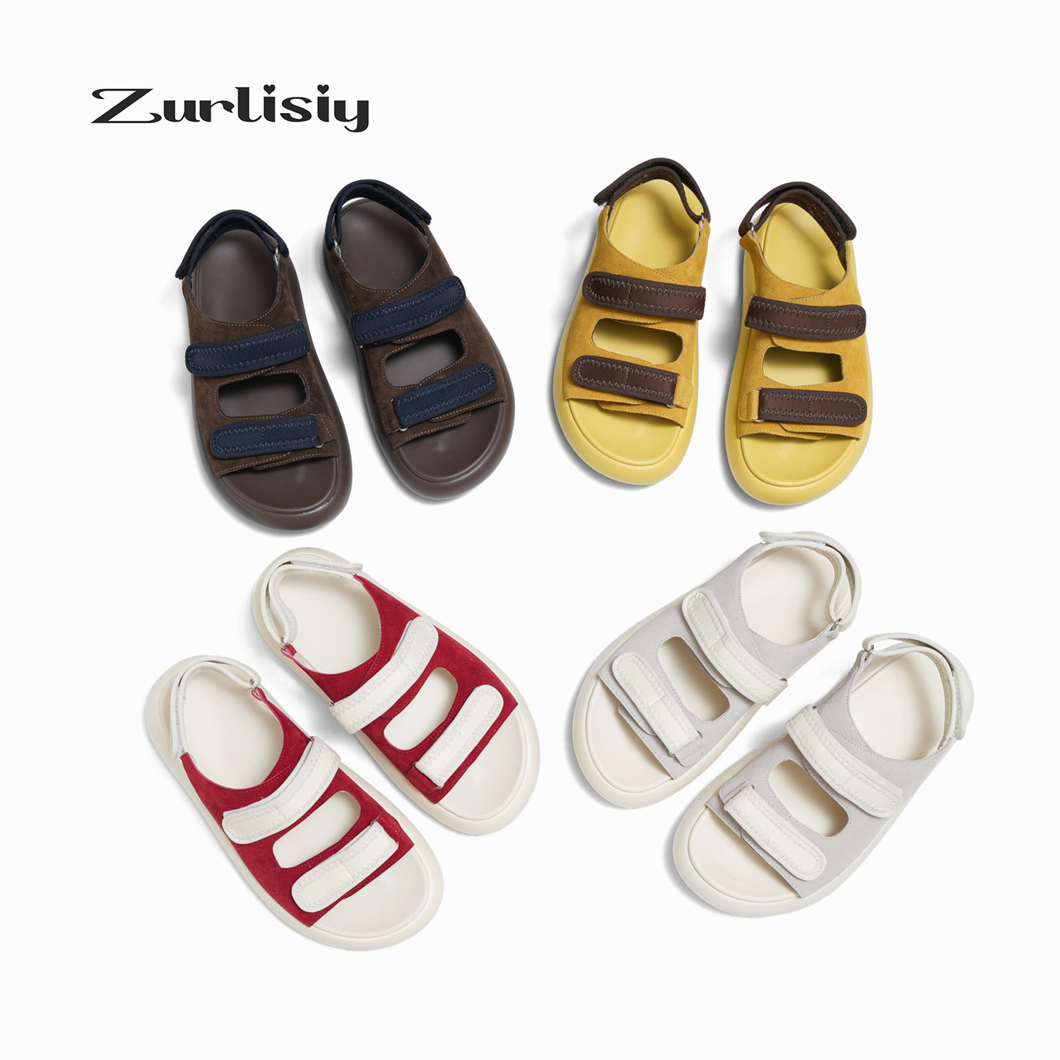 2025春夏上新原创首发罗马凉鞋敲软敲舒适软底轻便女凉鞋5L120