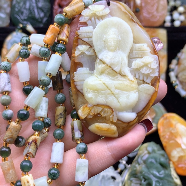 岫玉挂坠未镶嵌3****，