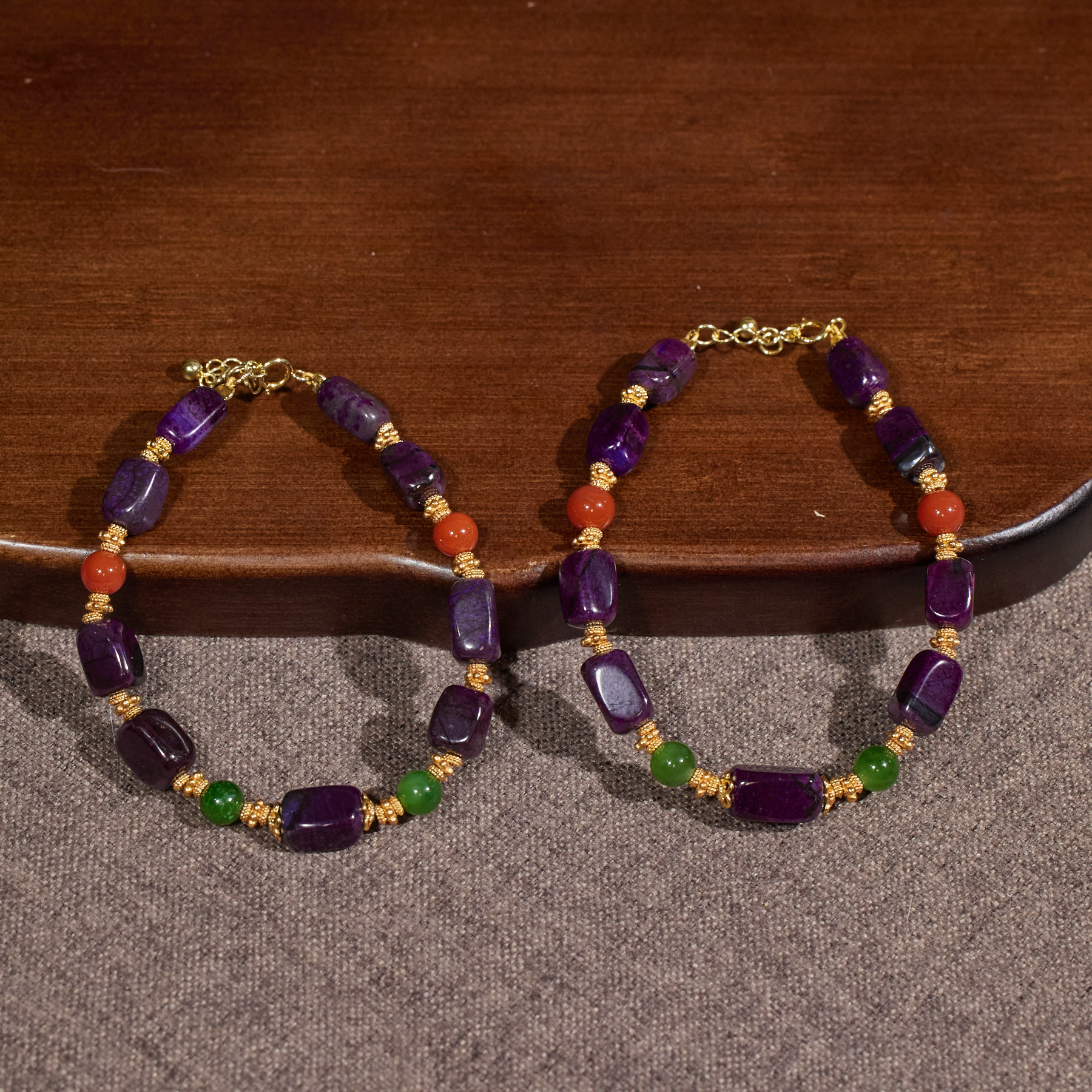 【歪歪】*舒俱来手链*S925银镶嵌（多样性发其一）W6723