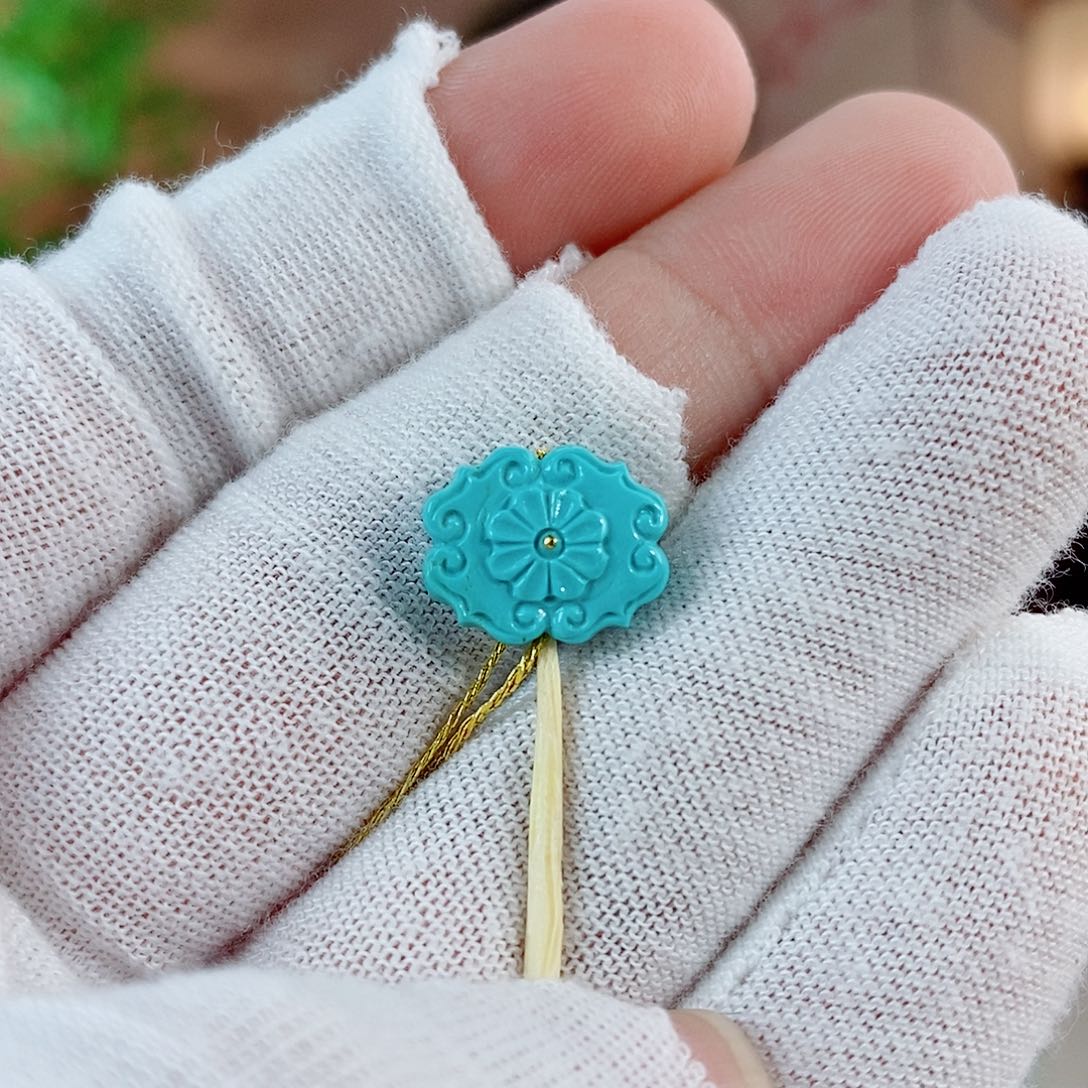 绿松石珠宝奇石未镶嵌