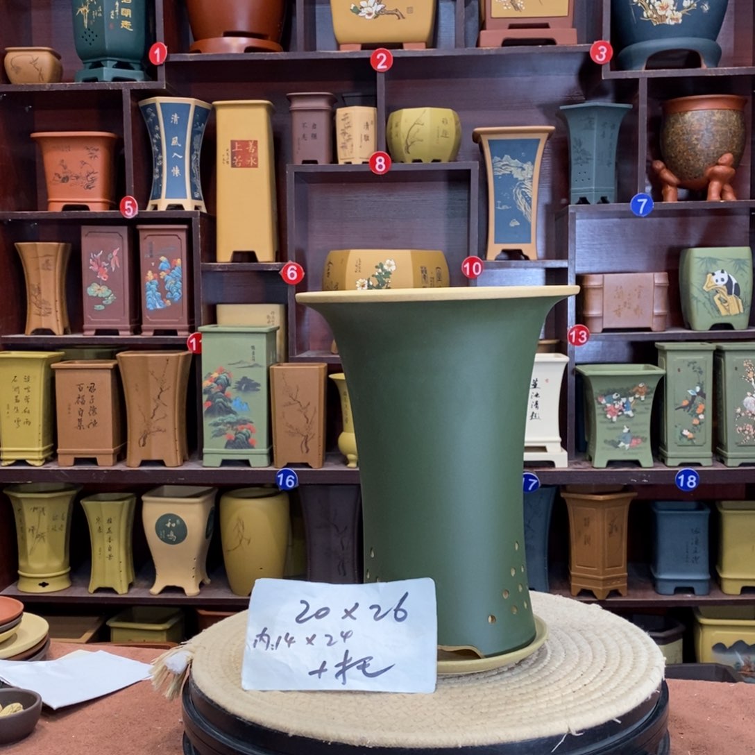 紫砂花盆紫砂花盆