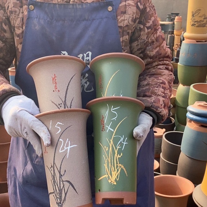 紫砂花盆紫砂花盆盆栽花卉苗木种植