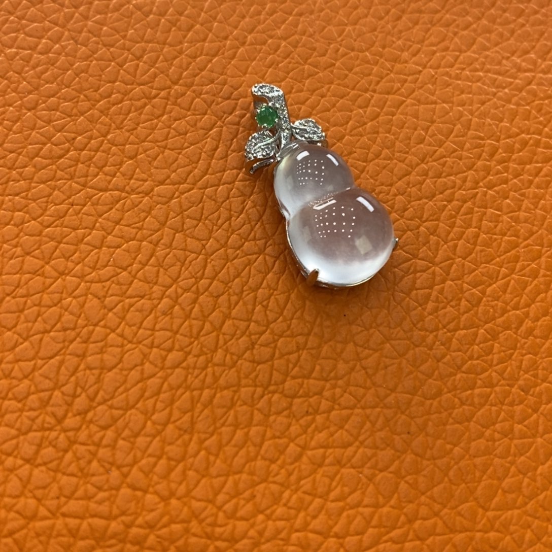 石英质玉蛋银S925镶嵌