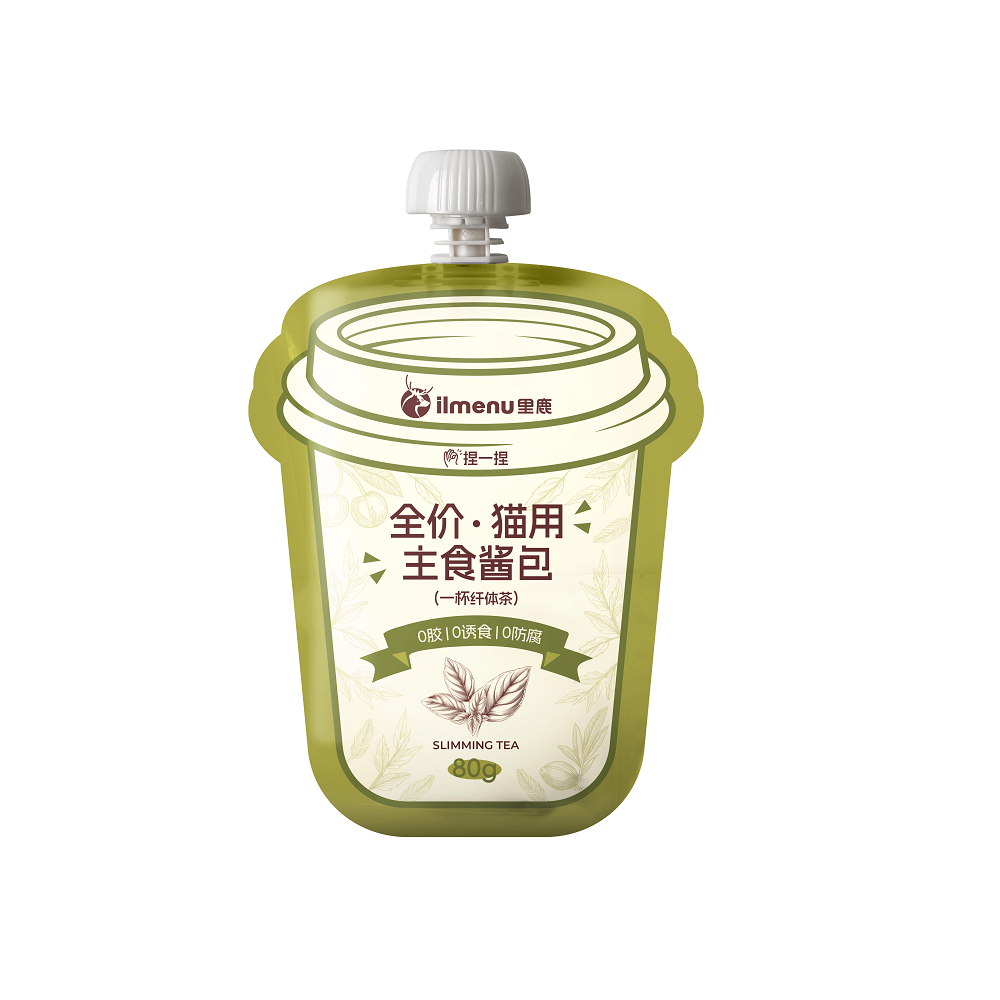 ilmenu里鹿奶茶杯彩虹主食酱全价多功能成幼猫咪湿粮主食餐包