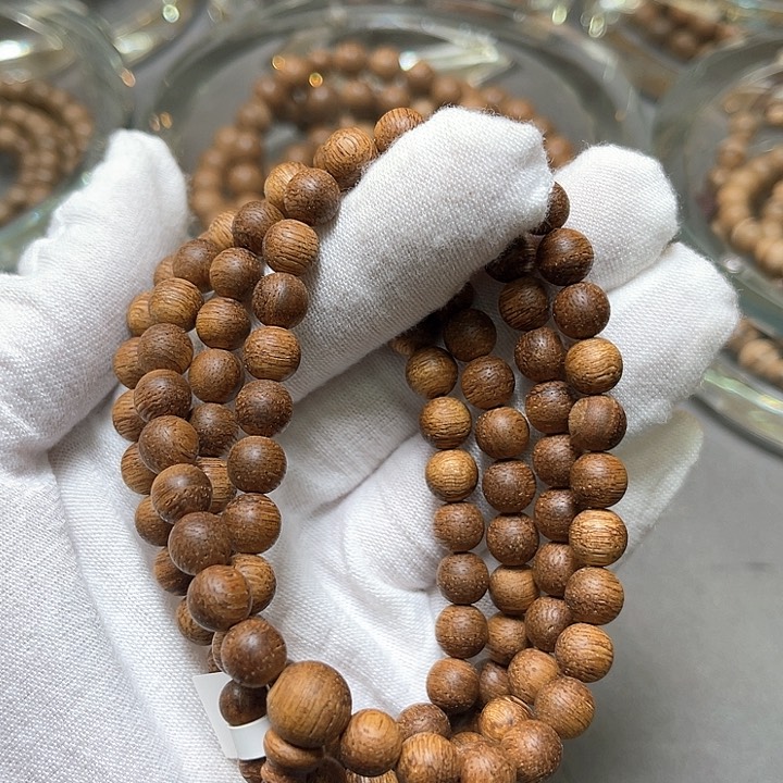 沉香手串老挝奇楠68mm/17克➕赛白棋99沉