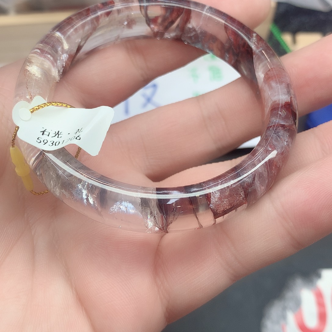 水晶手镯未镶嵌088（5758）瑕疵