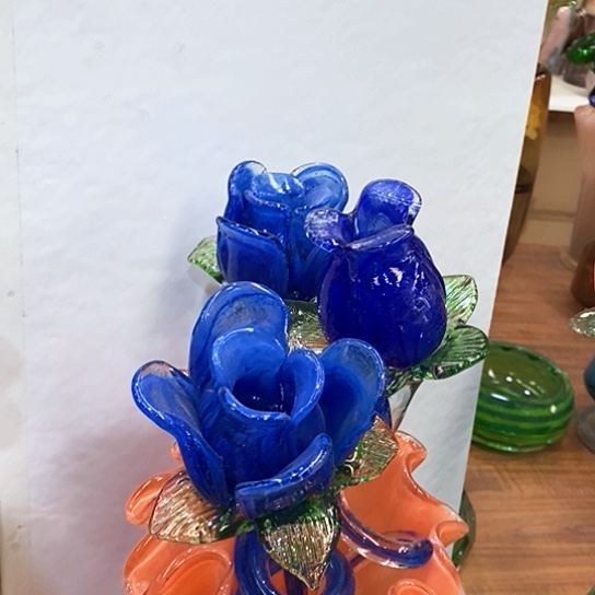 无铅玻璃花瓶高45厘米宽9厘米