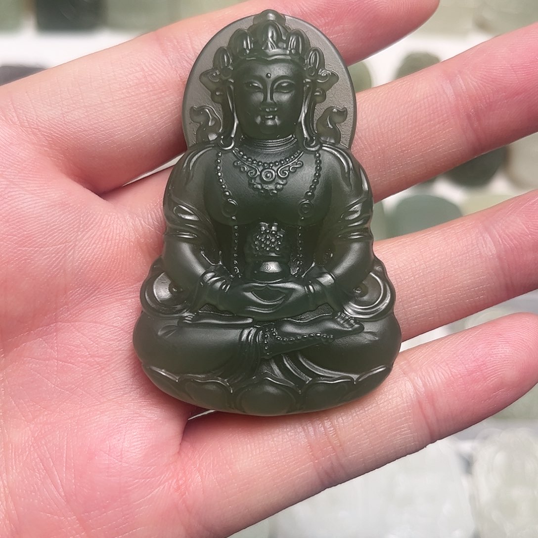 和田玉颈饰未镶嵌