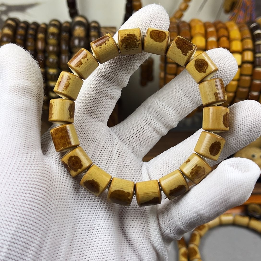 竹湘妃竹11×11的大小手串