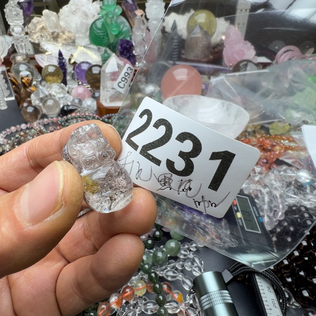 水晶摆件未镶嵌大****婆水晶2231