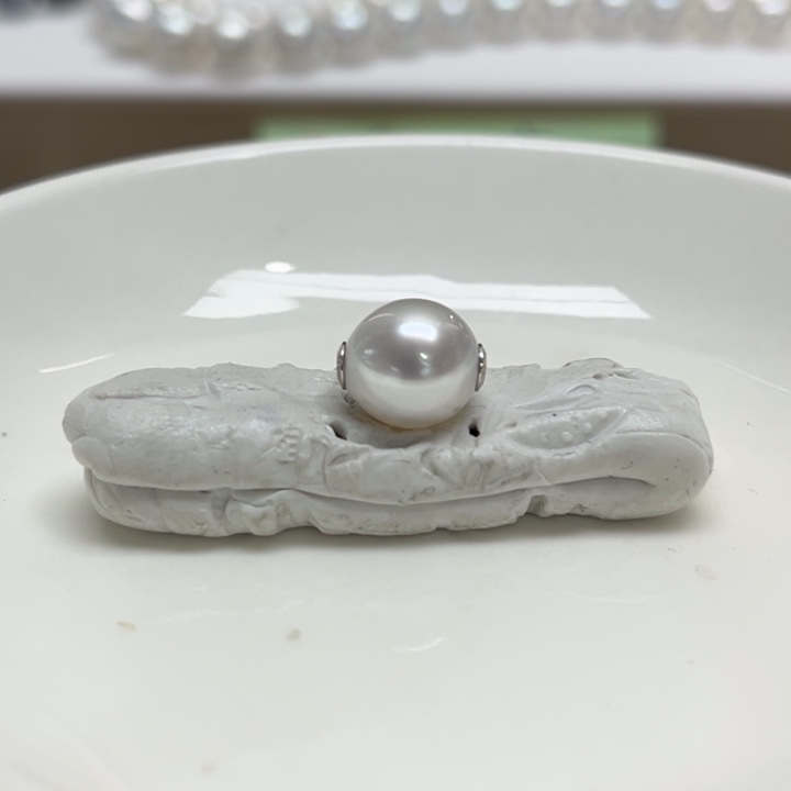 吊坠(赠链)银S925镶嵌海水珍珠9-10m 67号