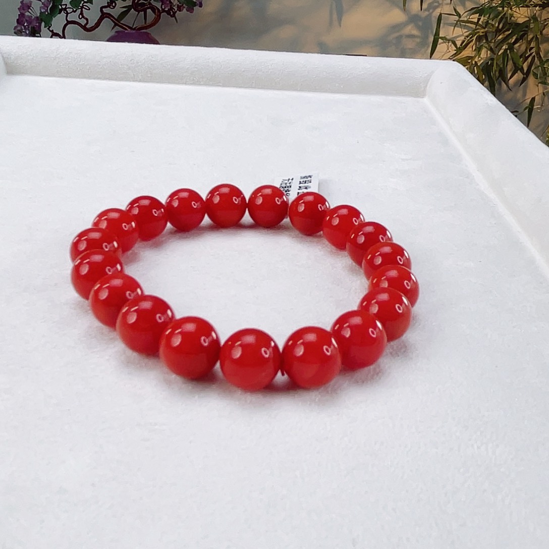 南红玛瑙手链未镶嵌南红9.9