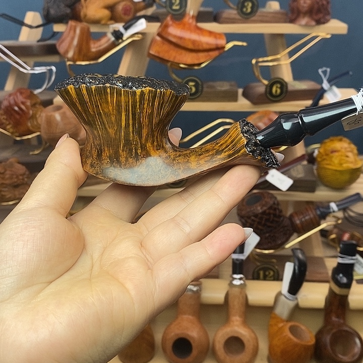 石楠木手工烟斗制作